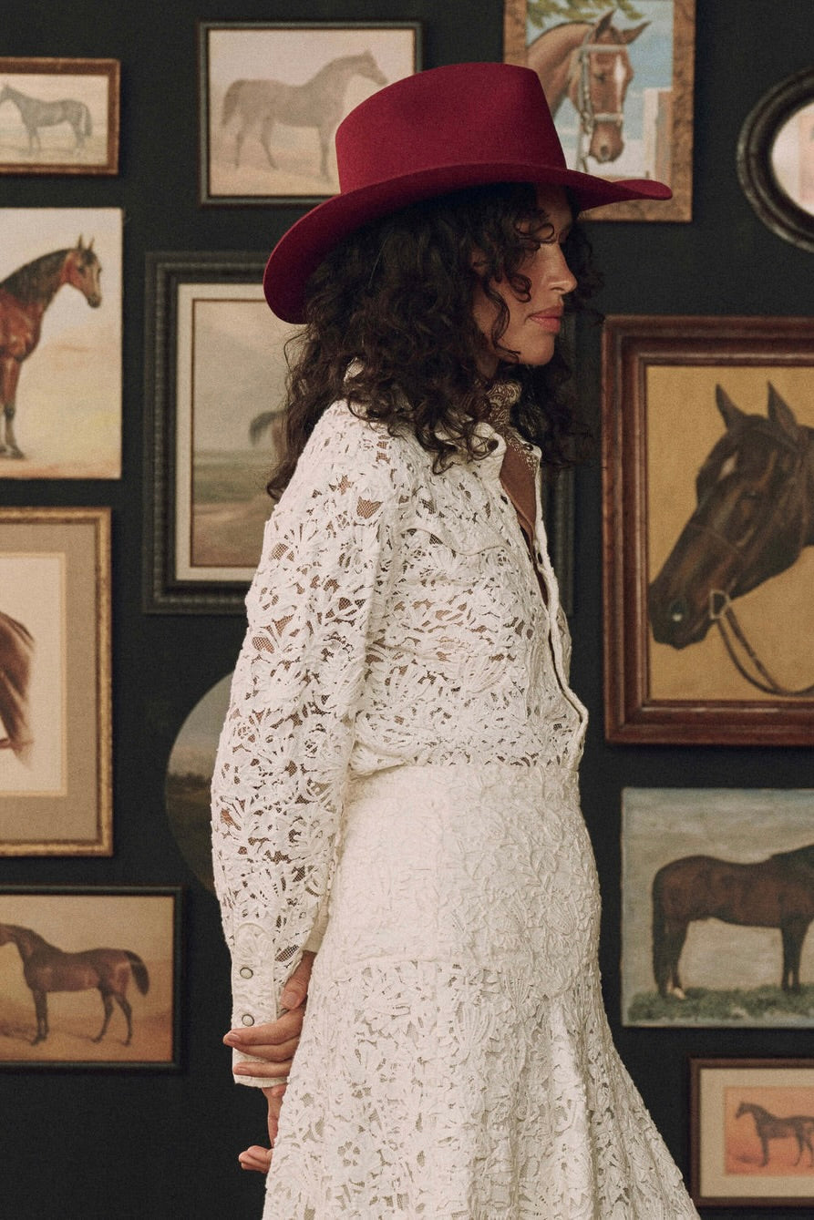 THE RELIC LACE WESTERN SHIRT