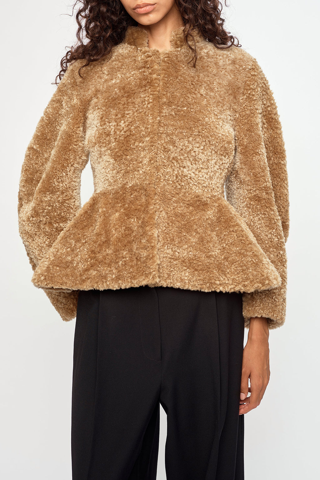 BEAR JACKET IN CARAMEL SHEARLING *pre-order*