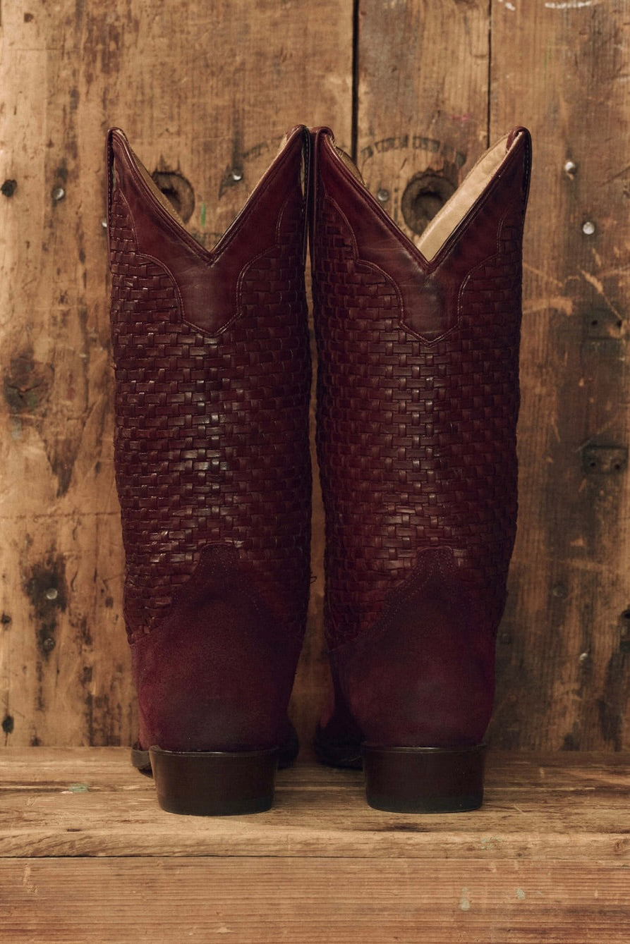 THE BASKET WEAVE COWBOY BOOT