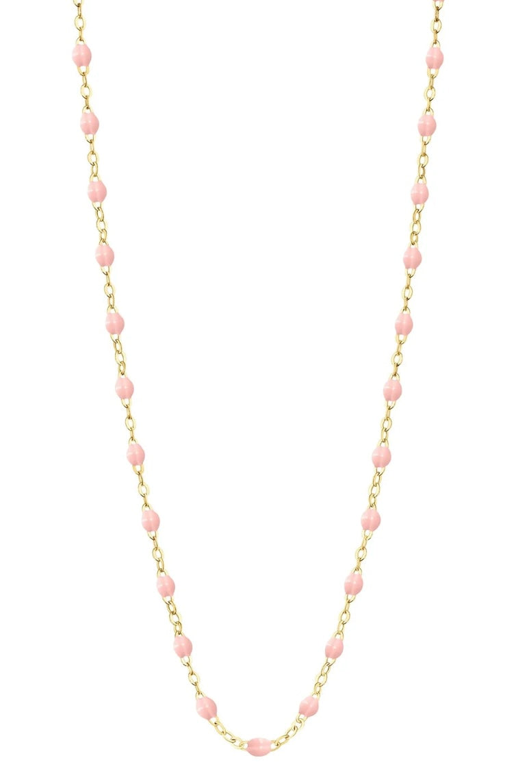 COLLIER GIGI CLASSIQUE 16" ROSE BÉBÉ