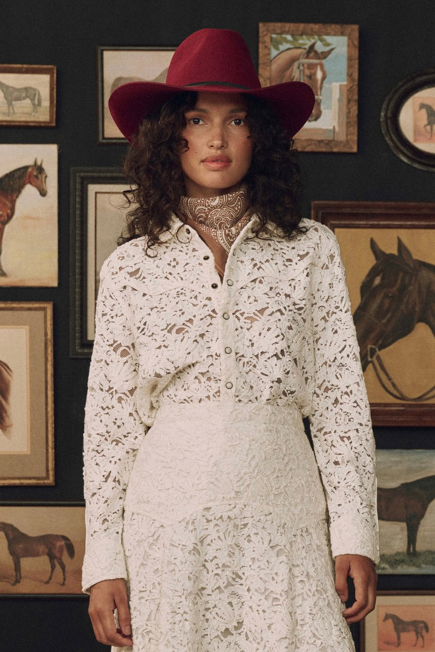 THE RELIC LACE WESTERN SHIRT