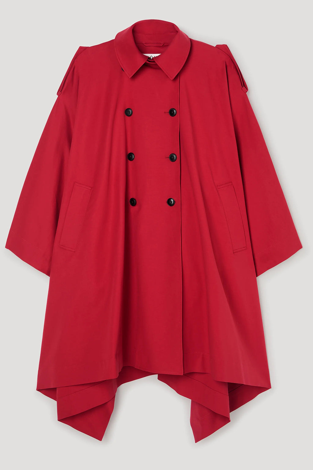 CAPE TRENCH COAT