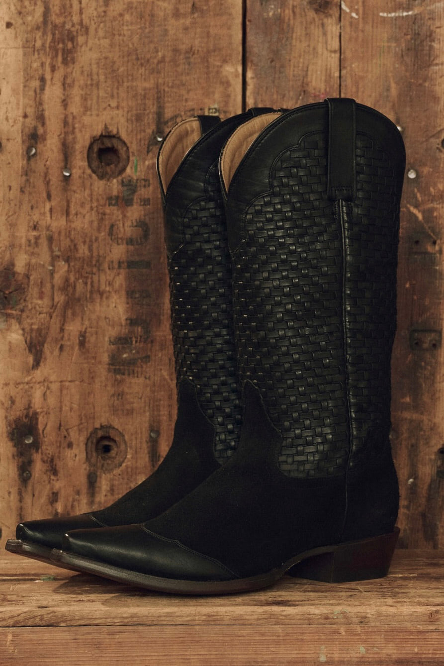 THE BASKET WEAVE COWBOY BOOT