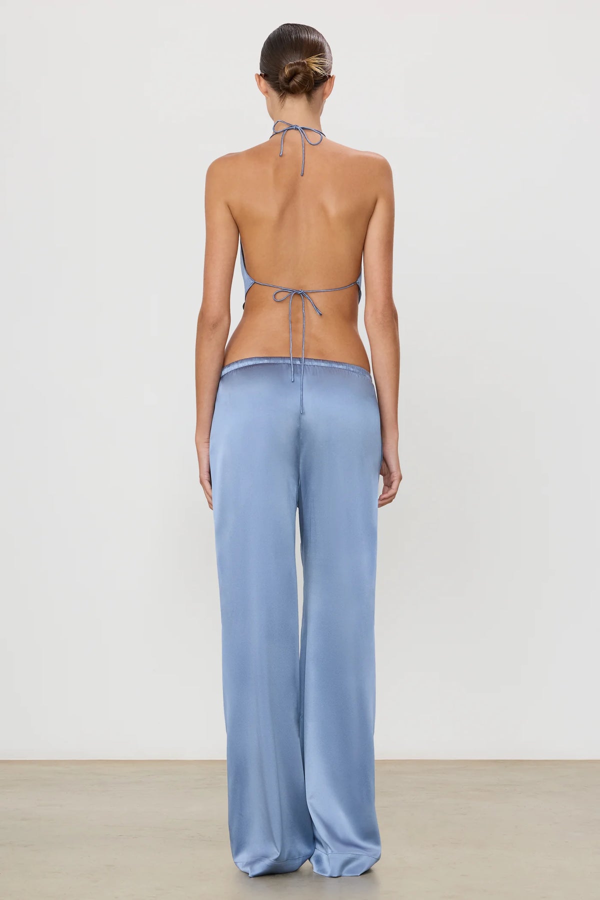 PANTALON EN SOIE BRODY