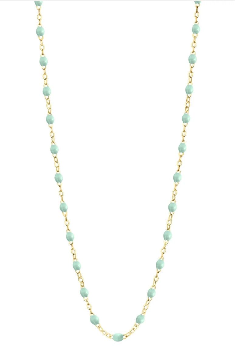 COLLIER CLASSIQUE GIGI 16 POUCES EN JADE