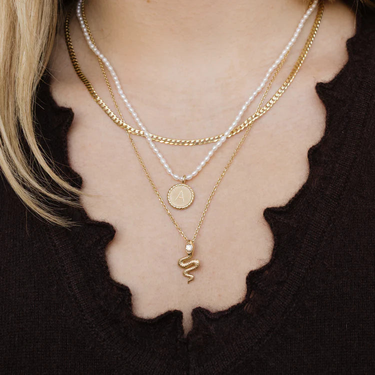 PETITE PEARL BEADED NECKLACE