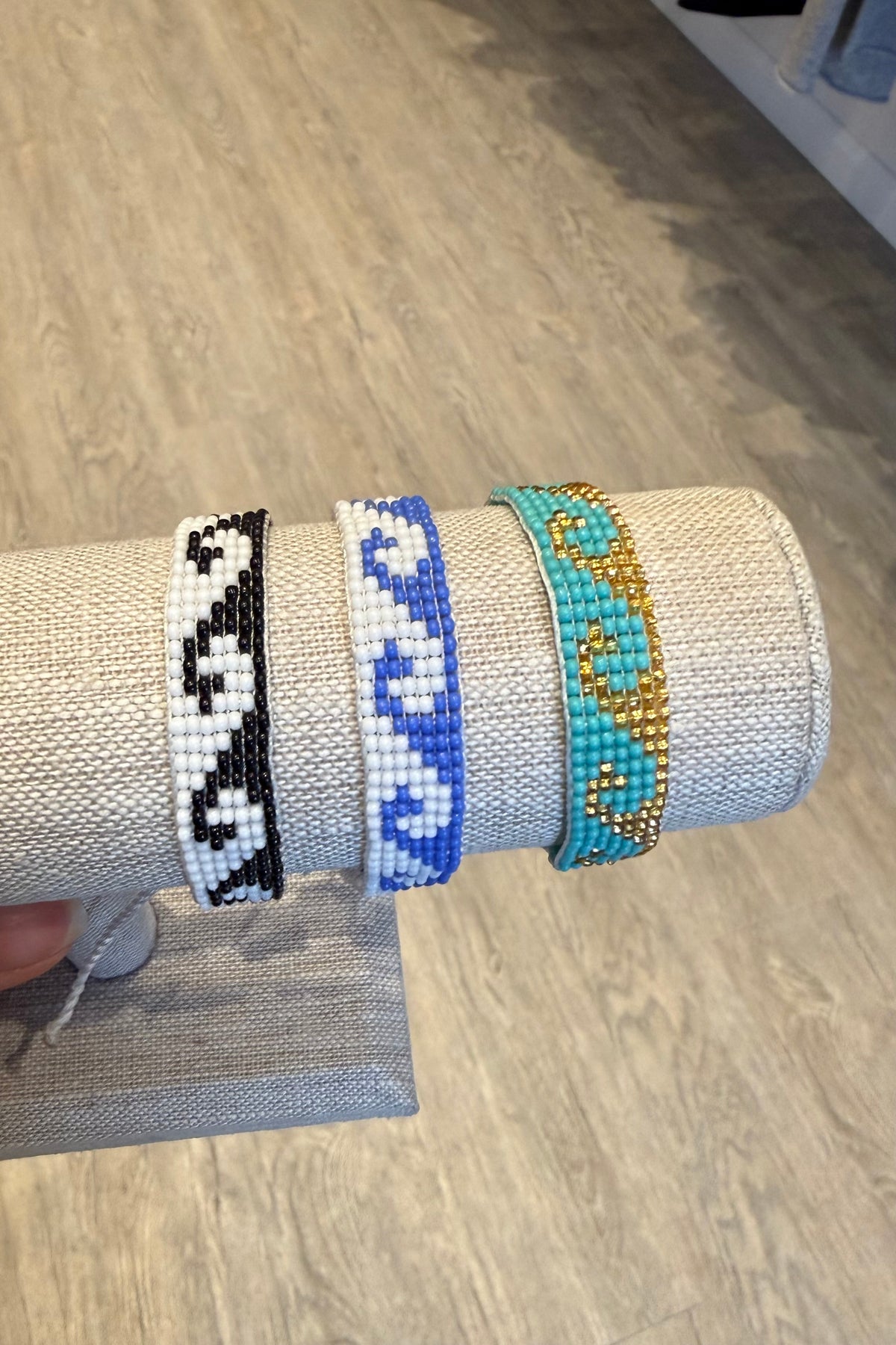 BRACELET PERLÉ GRANDES VAGUES