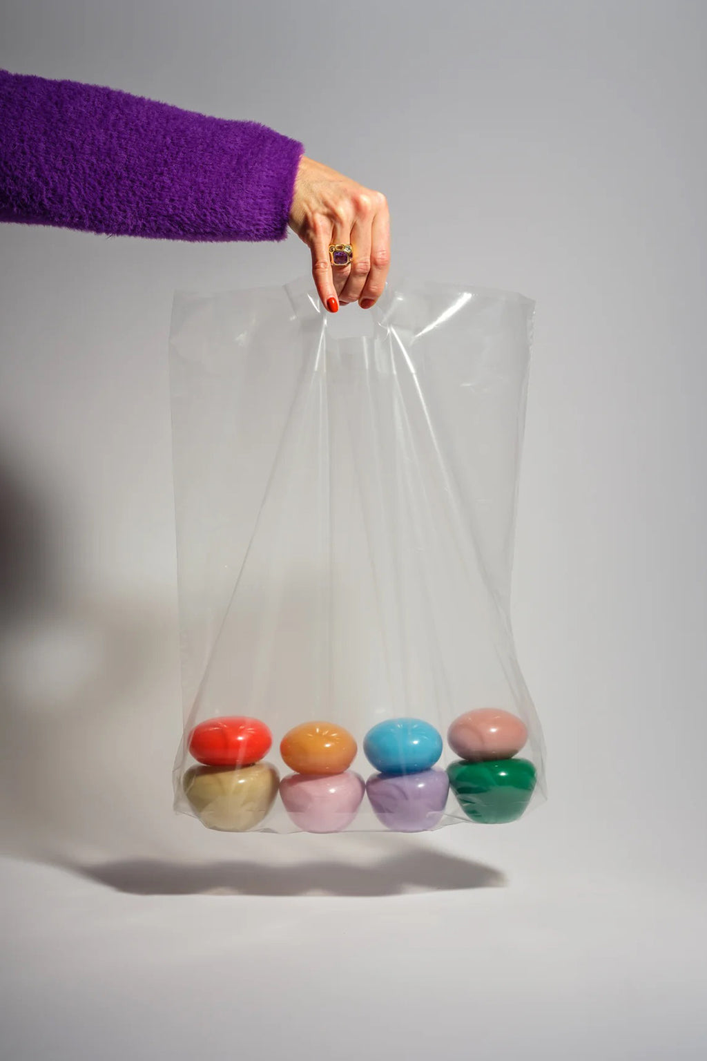 BON BON MINI IN ICE BLUE & LAVENDER