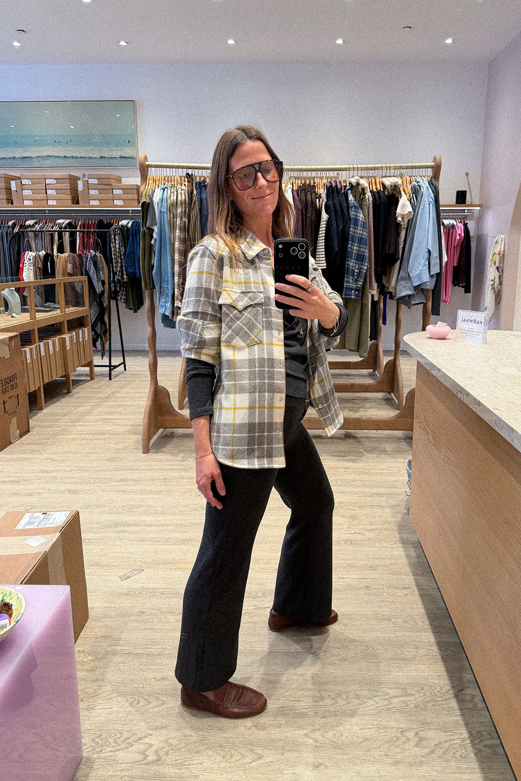 LUMBER CASHMERE SHIRT