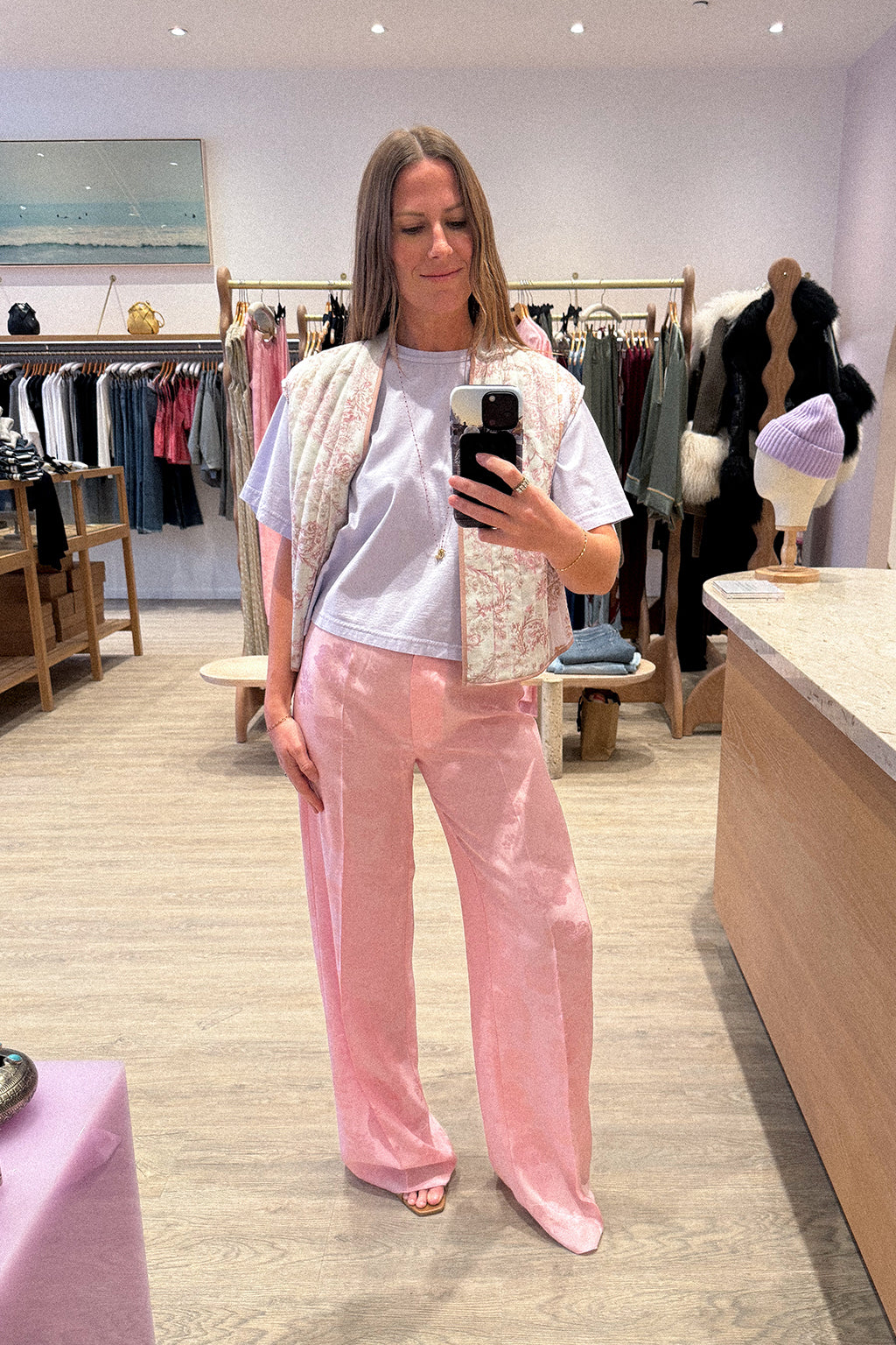 PANTALON BOUQUET JACQUARD