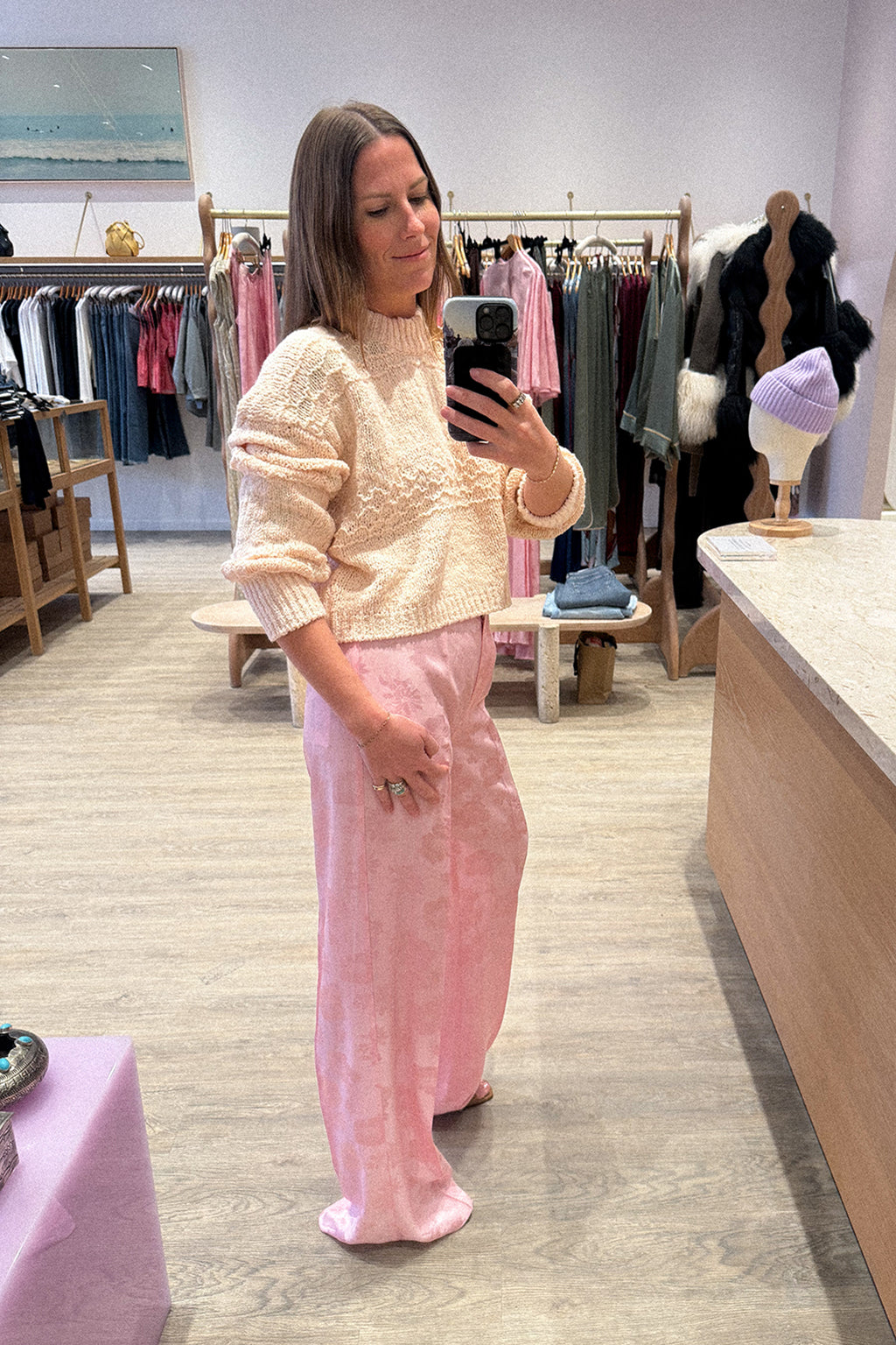 PANTALON BOUQUET JACQUARD
