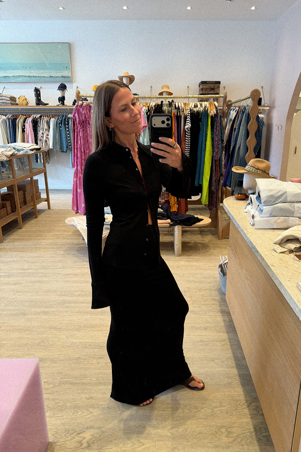 EMMA MATTE JERSEY SKIRT