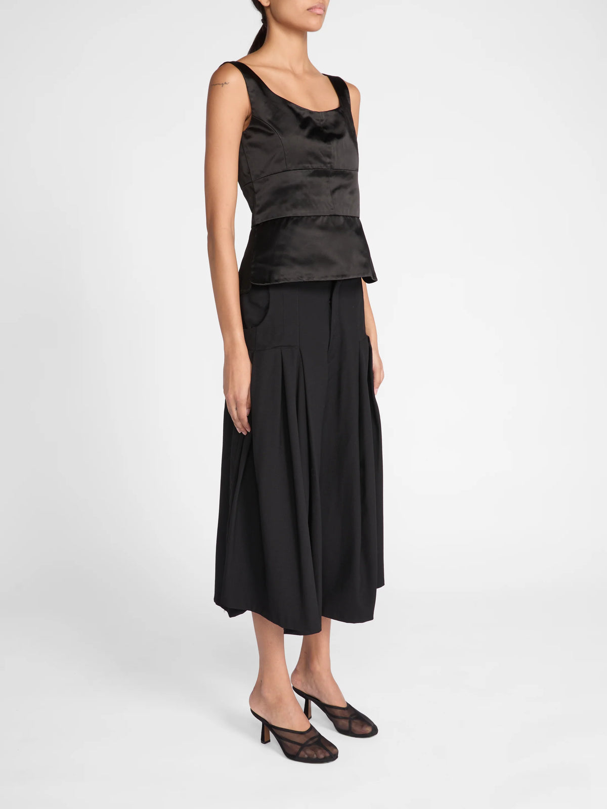 SATIN BODICE TOP