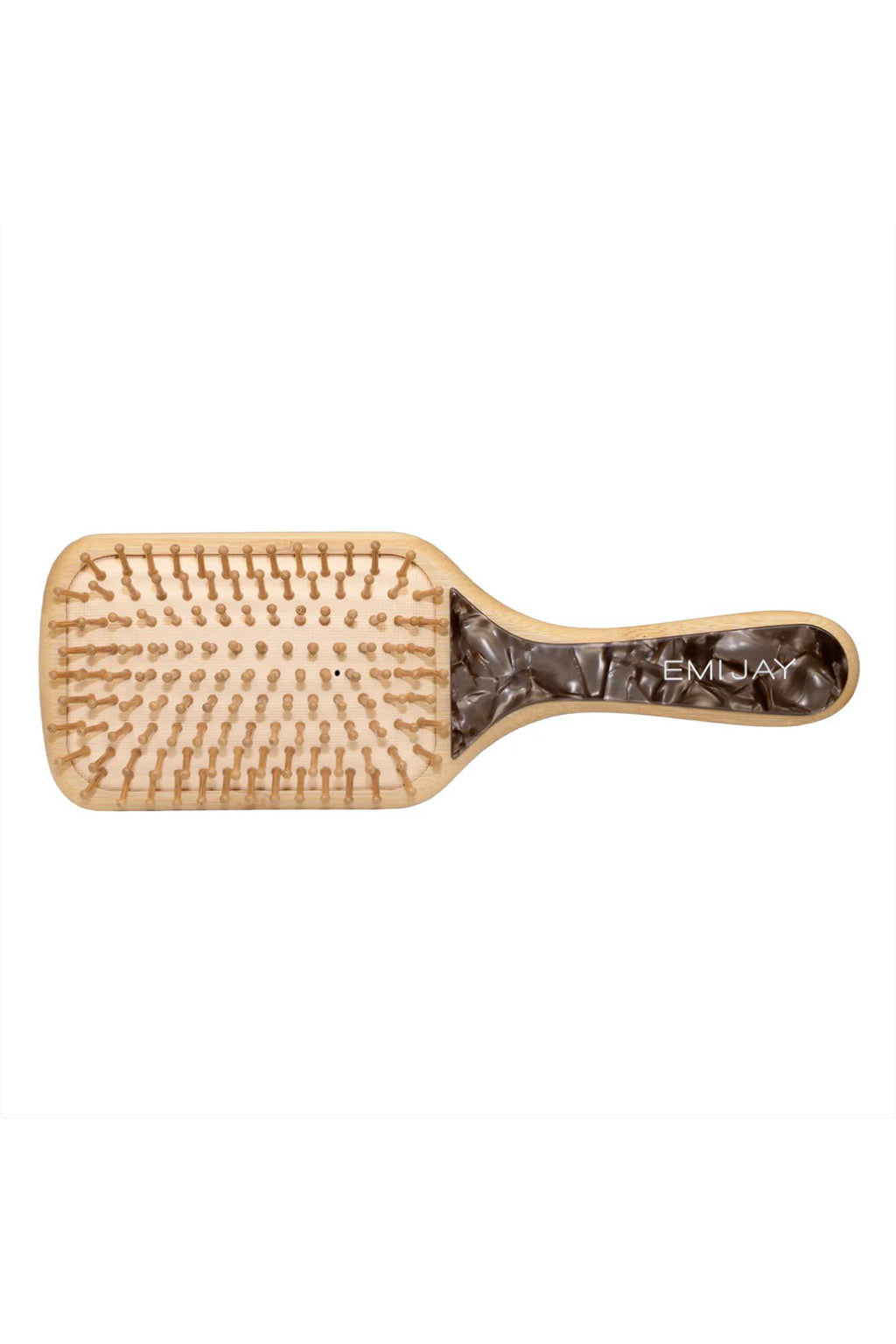 BAMBOO PADDLE BRUSH IN TOASTED SUGAR