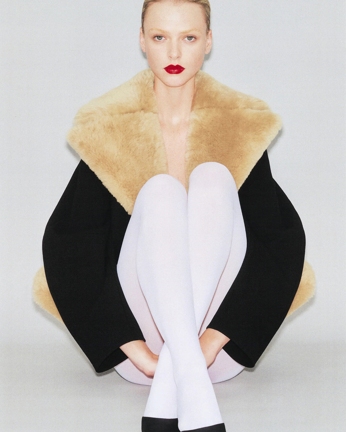 JIANI JACKET WITH SHEARLING COLLAR *pre-order*