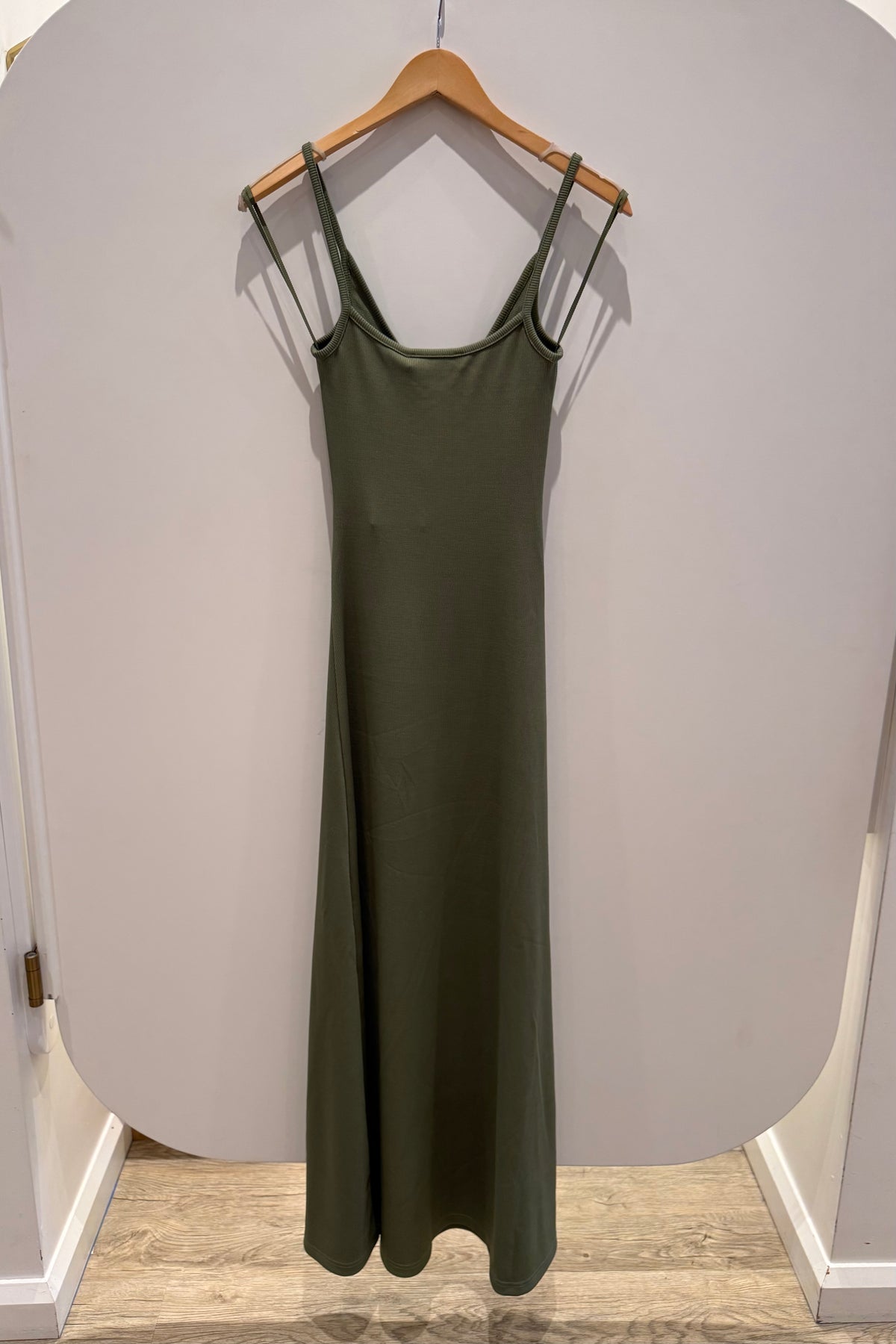 DROPLET CRYSTAL CLASP CAMI DRESS