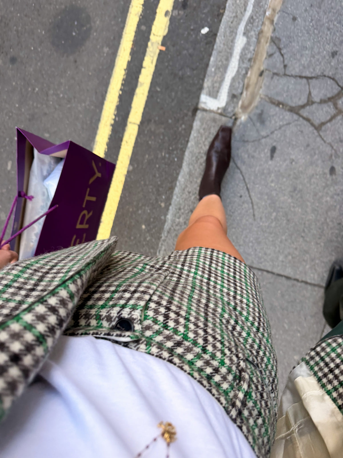 BRITISH CHECK MINI SKIRT