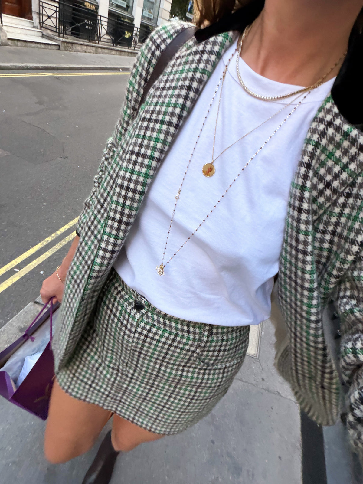 BRITISH CHECK MINI SKIRT