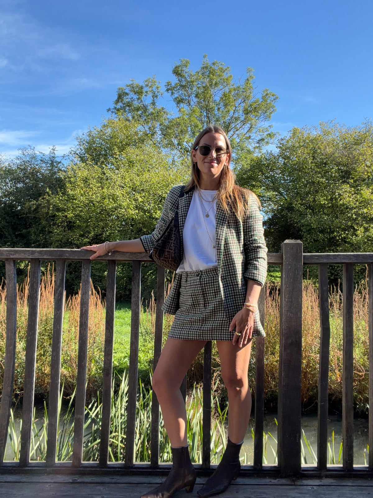 BRITISH CHECK MINI SKIRT