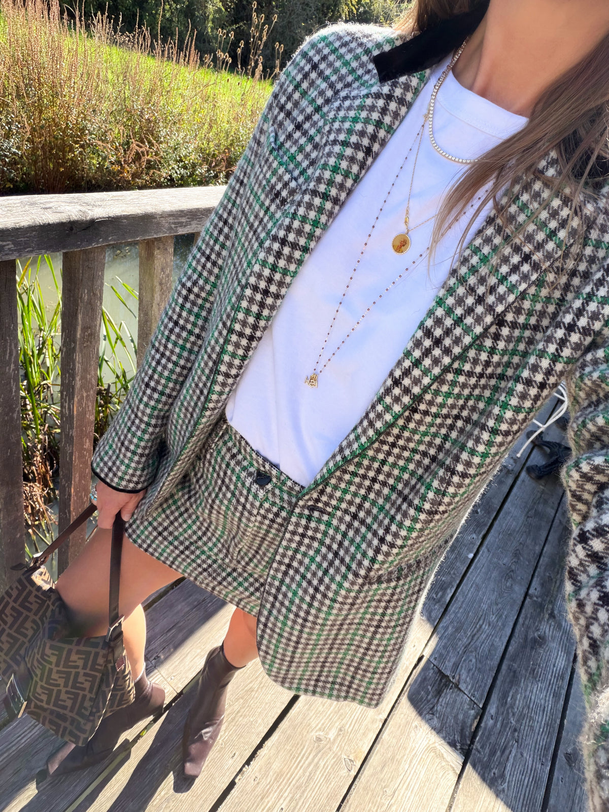BRITISH CHECK MINI SKIRT