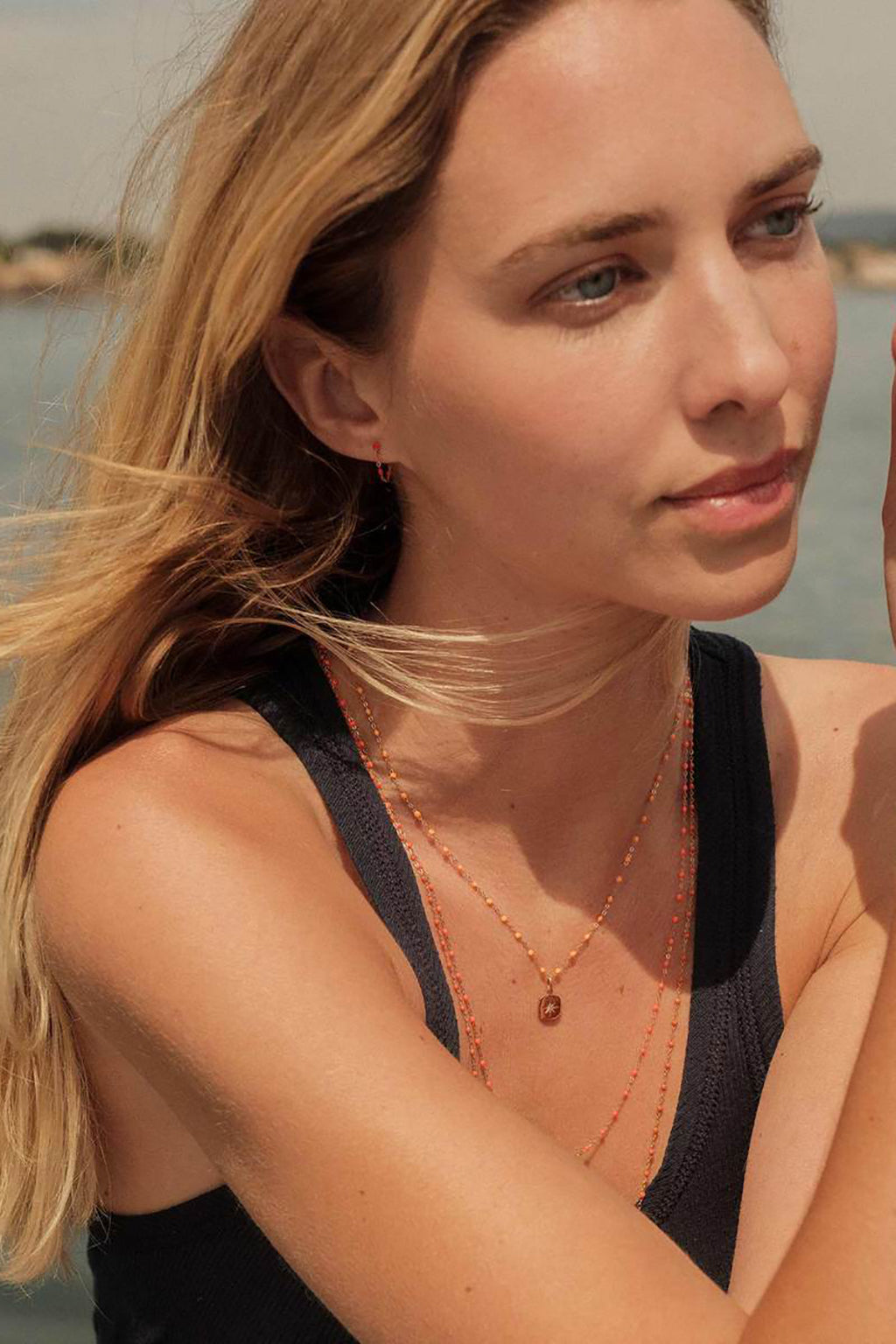 COLLIER GIGI CLASSIQUE 18" MANDARIN