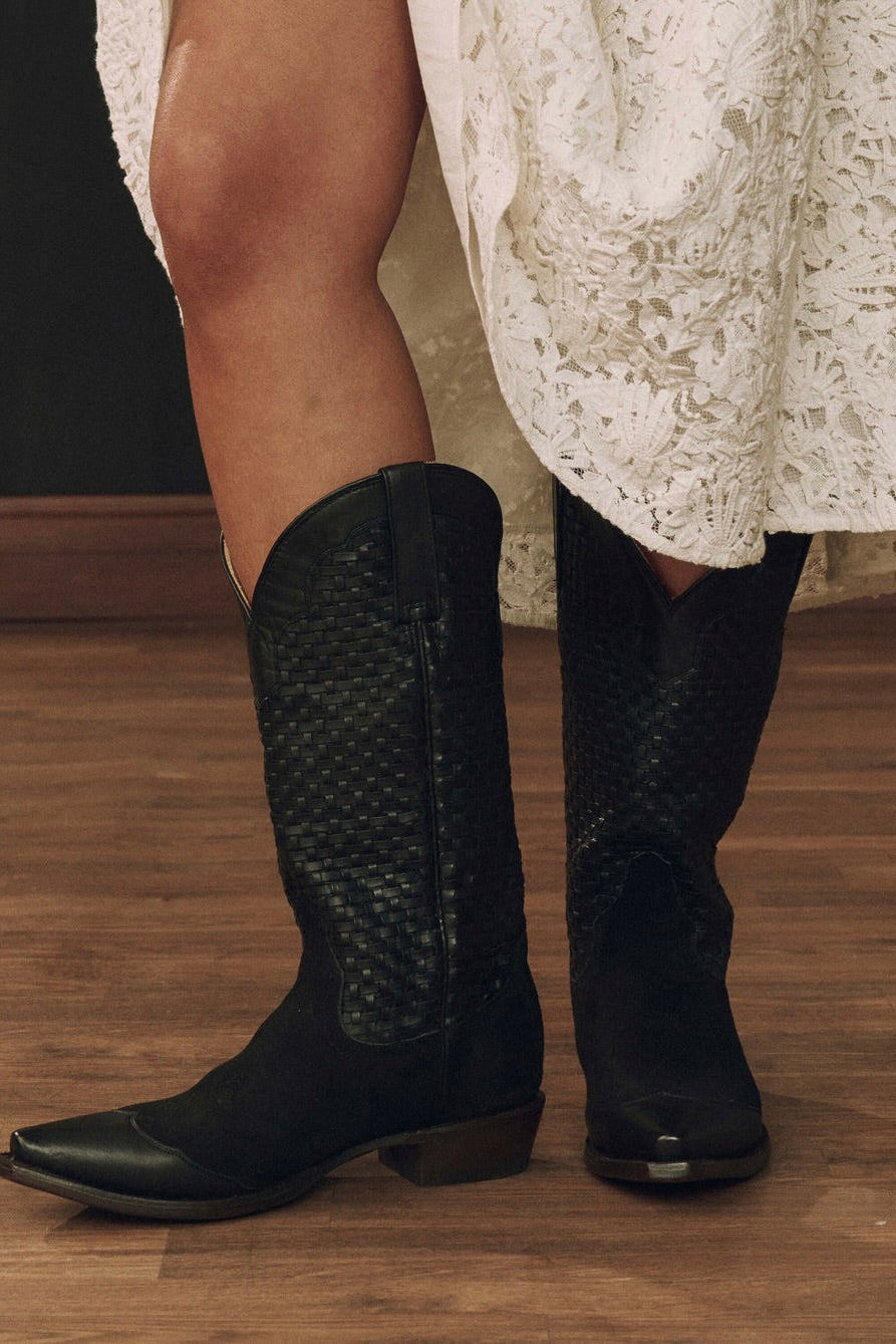 THE BASKET WEAVE COWBOY BOOT