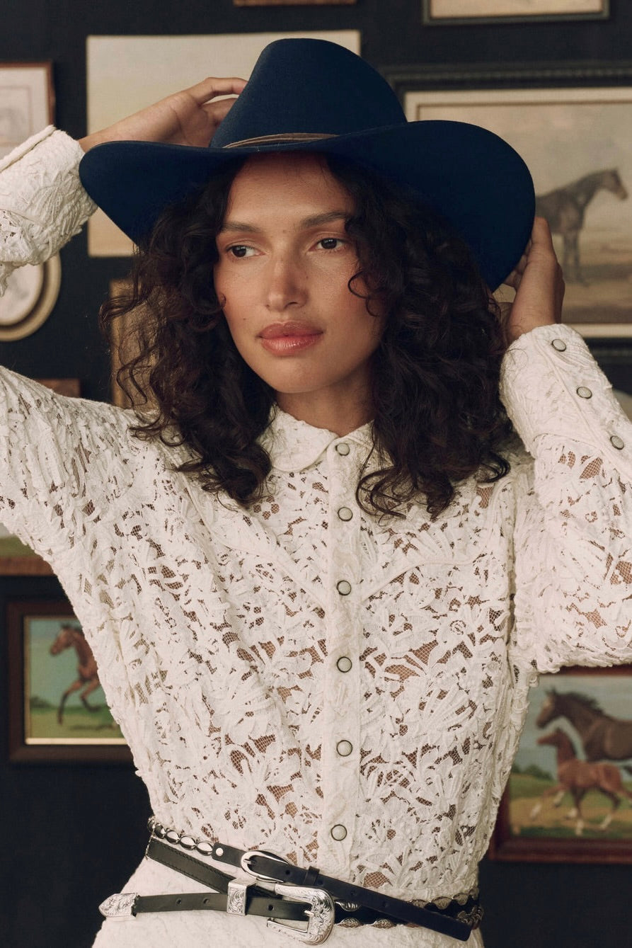 THE RELIC LACE WESTERN SHIRT