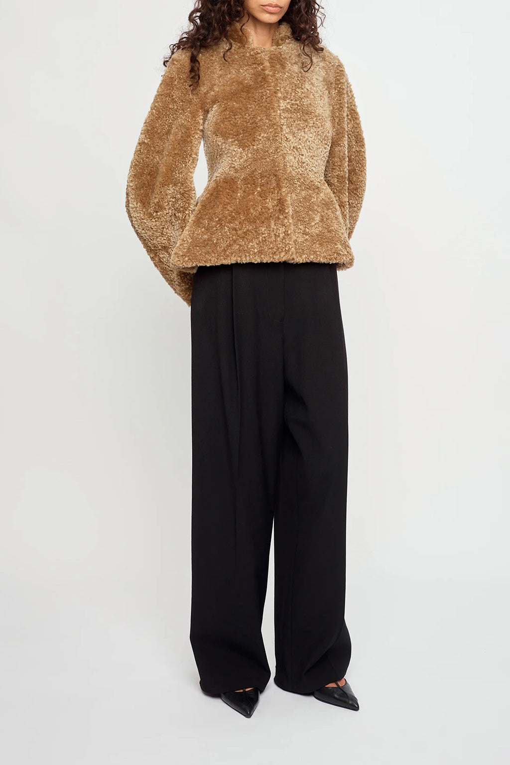 BEAR JACKET IN CARAMEL SHEARLING *pre-order*