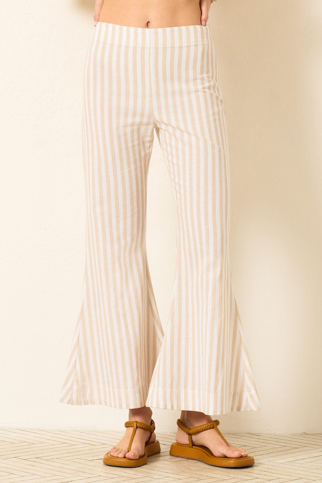 FARAH SAND STRIPE PANT