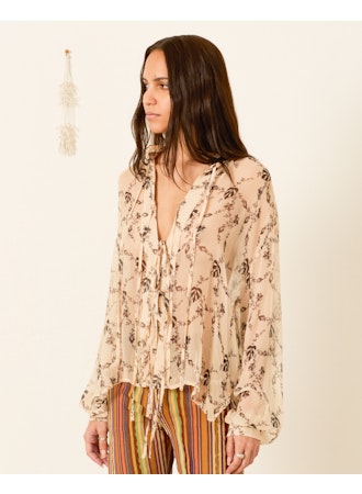 WILLOW SHADOW LACE BLOUSE