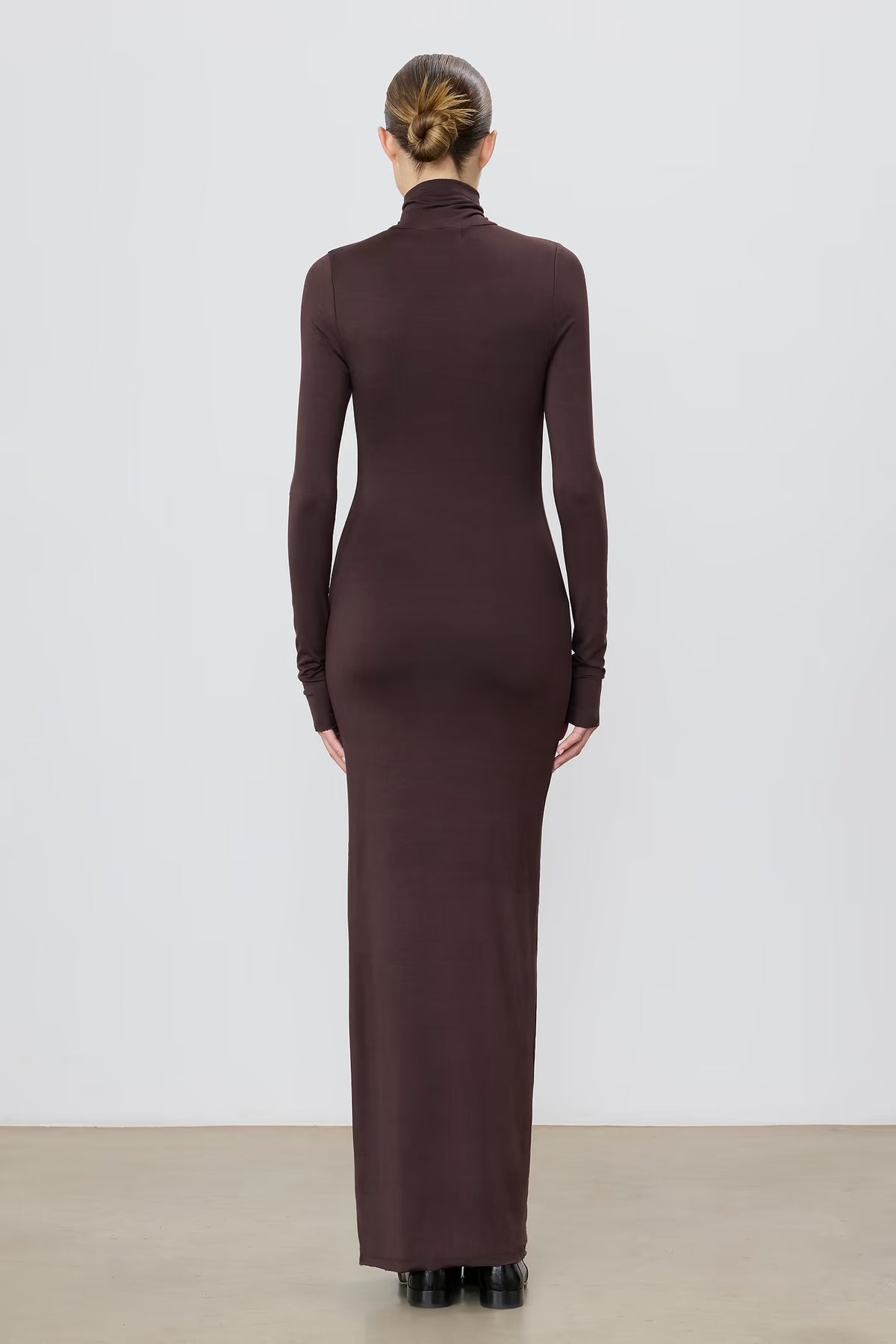 TURTLENECK MAXI DRESS