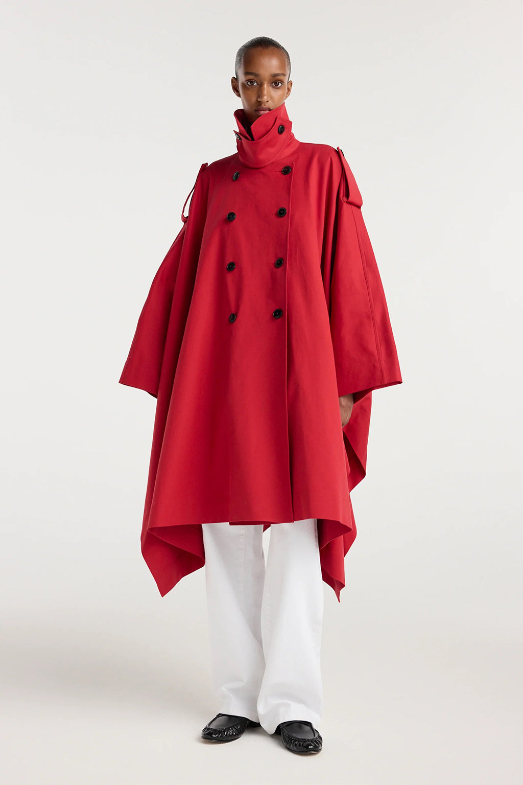 CAPE TRENCH COAT