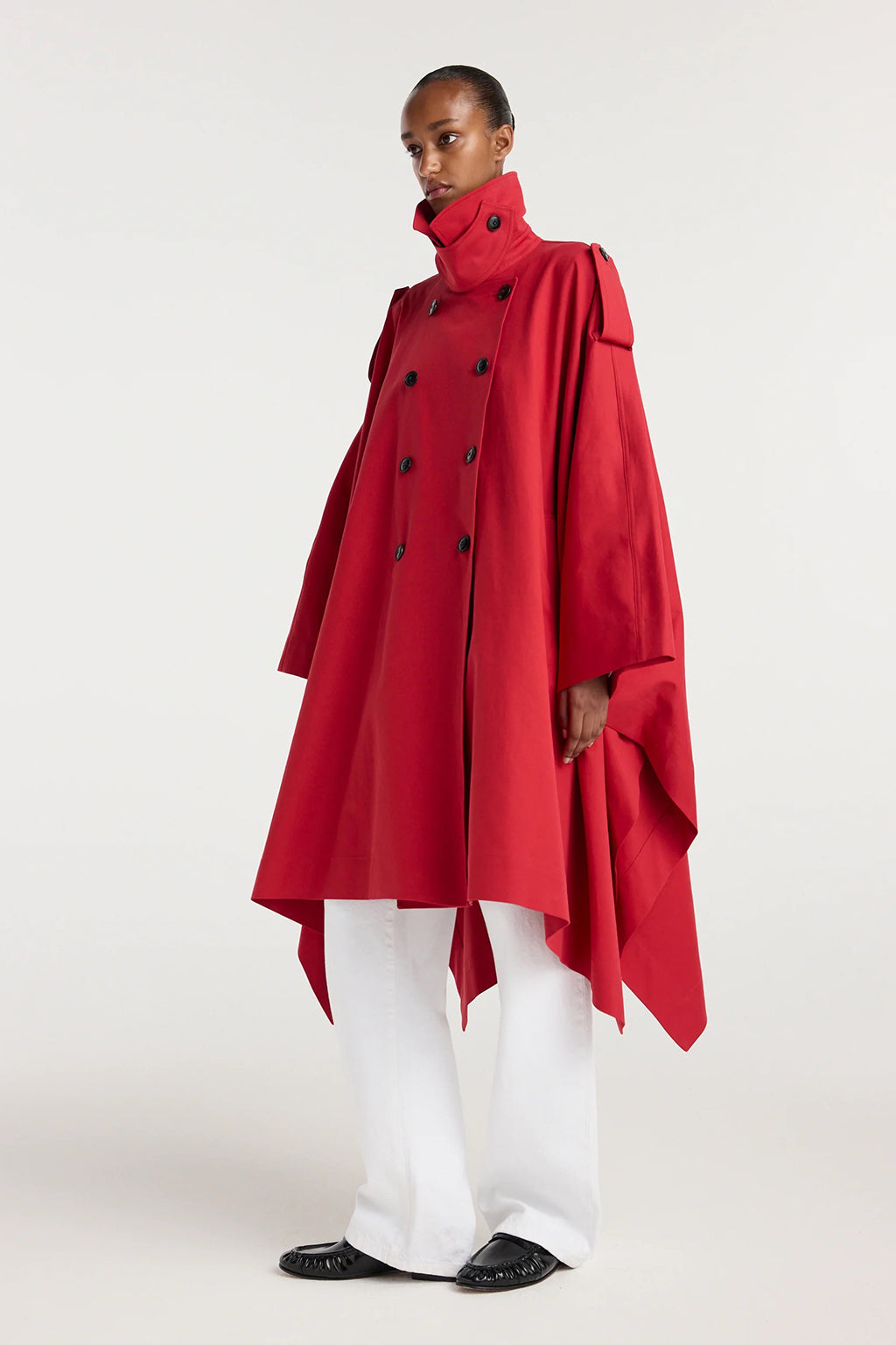 CAPE TRENCH COAT