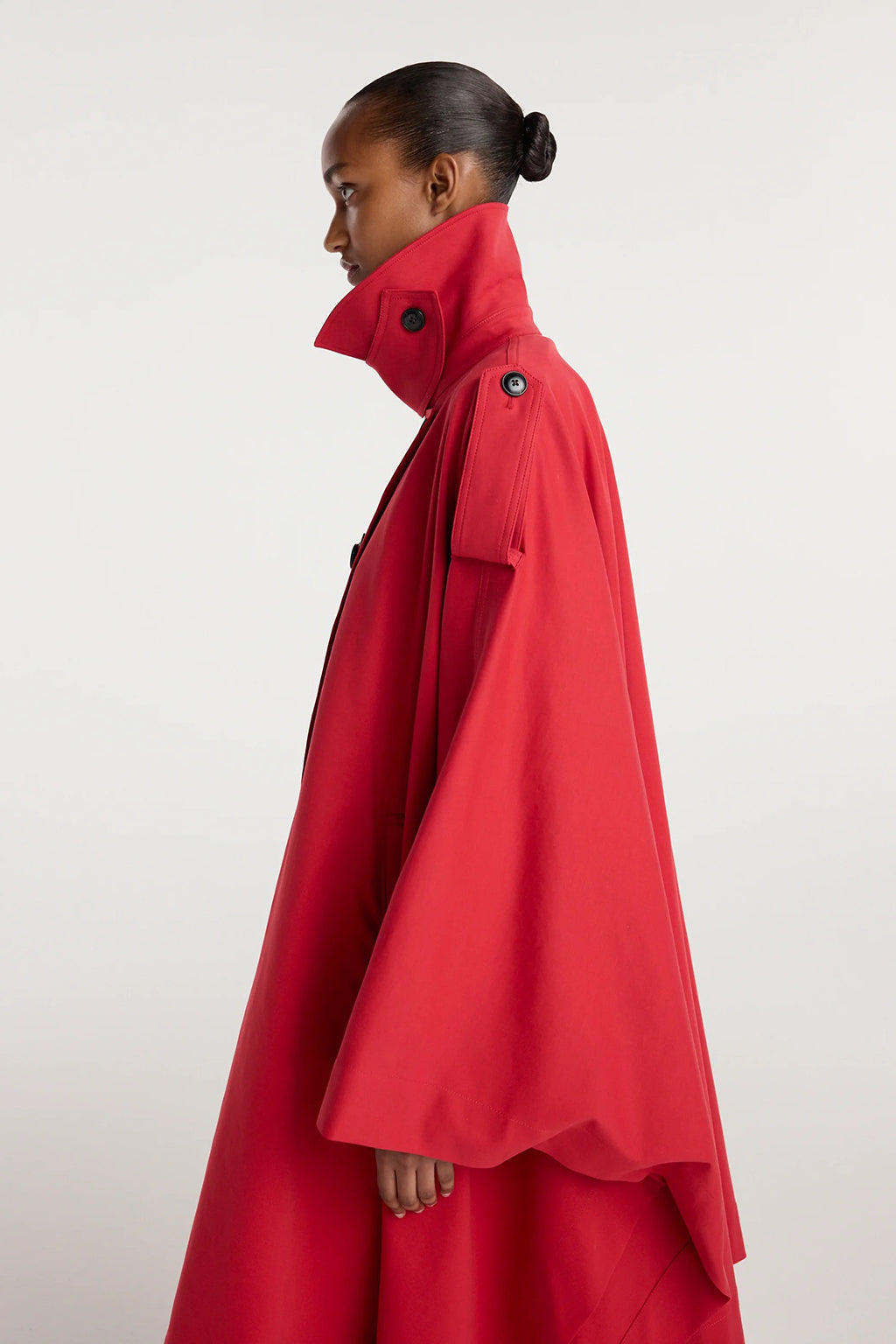 CAPE TRENCH COAT