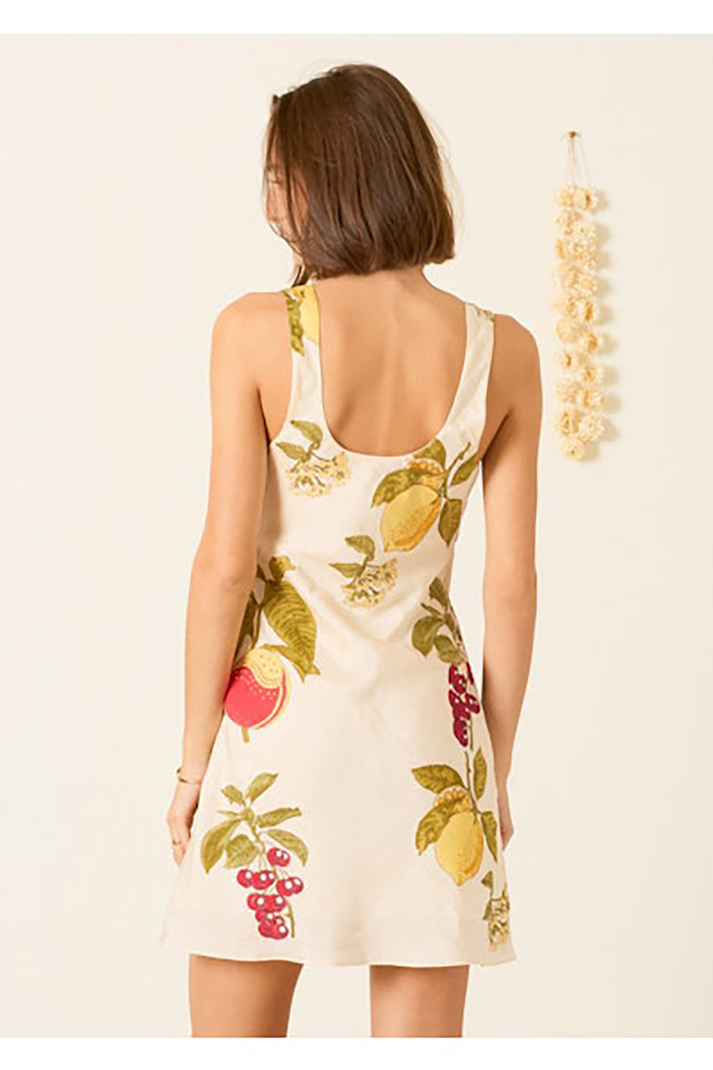ADDIE FOUR FRUIT SILK DRESS