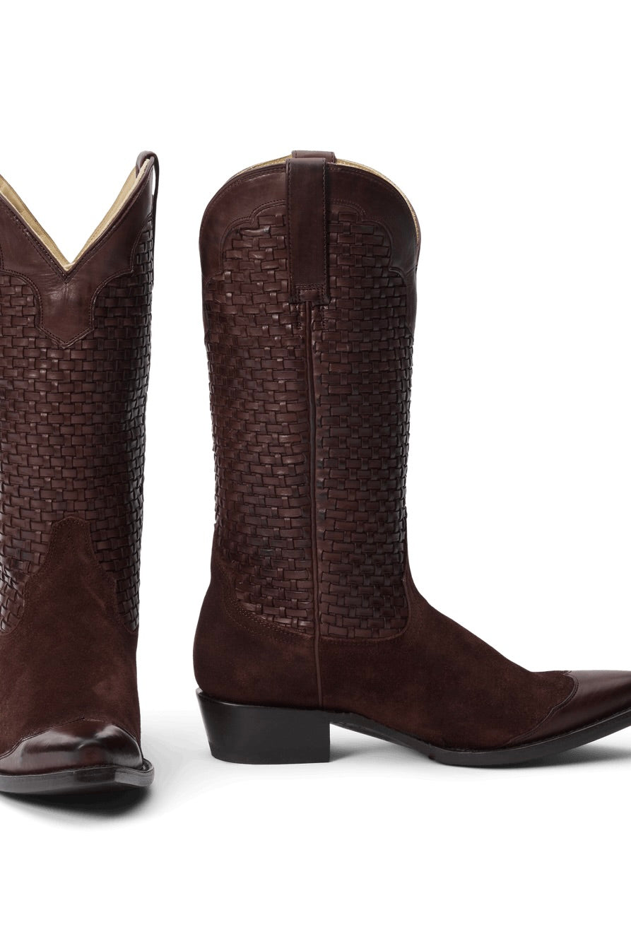 THE BASKET WEAVE COWBOY BOOT