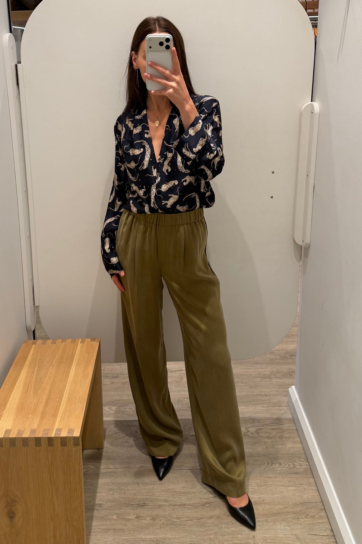 ROYAL LEOPARD BLOUSE