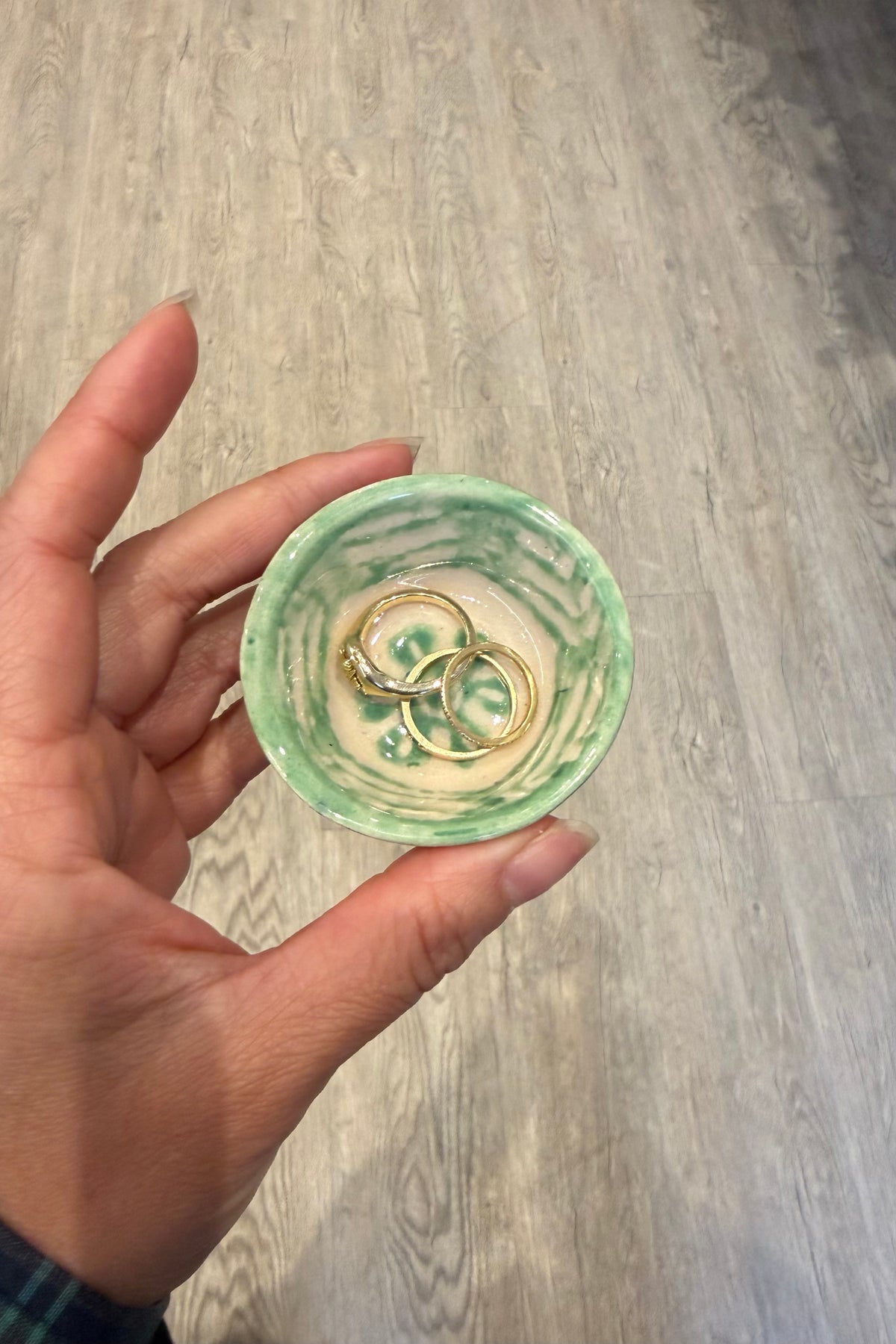MINI CLAY BOWL IN ROJO AZUL