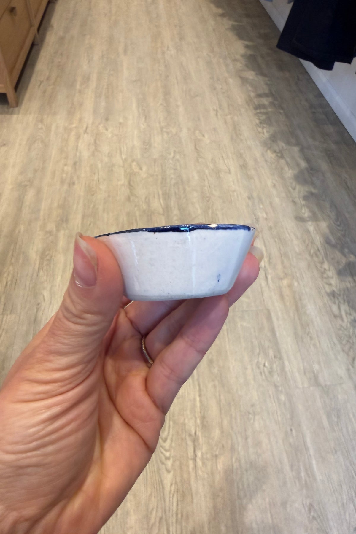 MINI BOL EN ARGILE BLEU FONCÉ