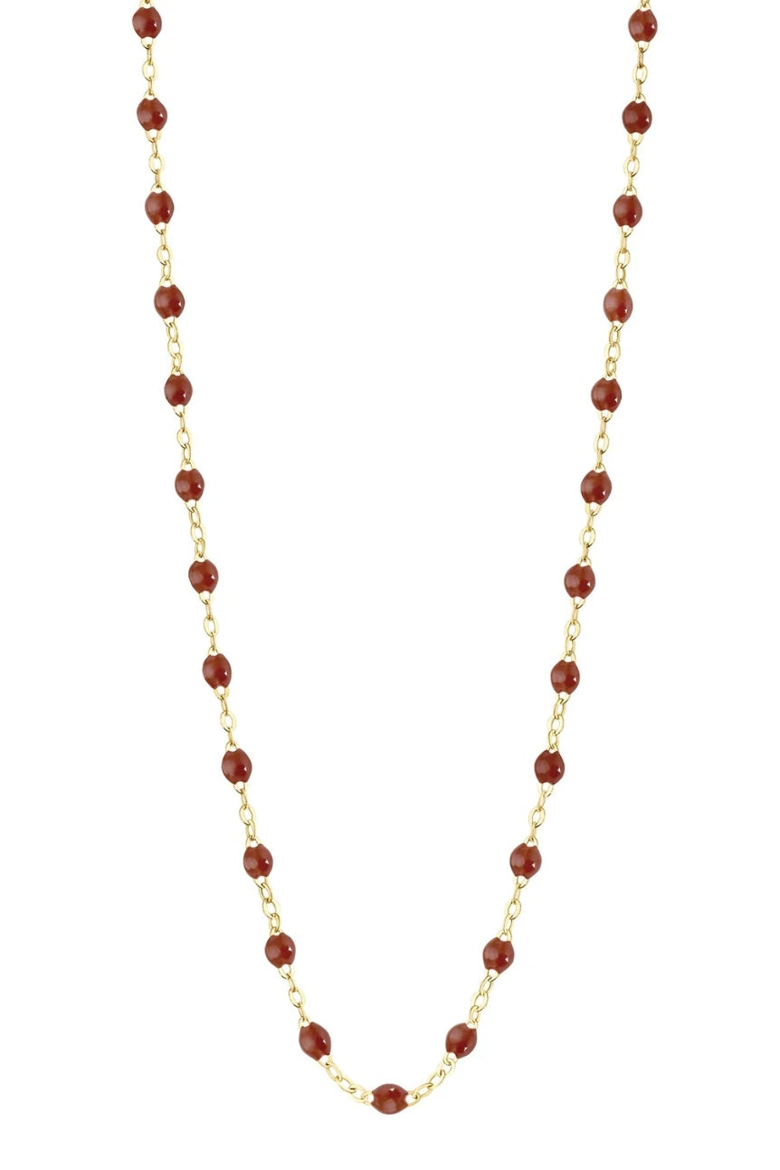 COLLIER GIGI CLASSIQUE 16" MOKA