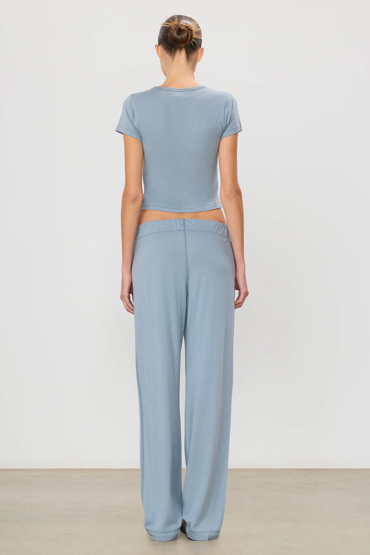 PANTALON D'INTÉRIEUR EN JERSEY CÔTELÉ