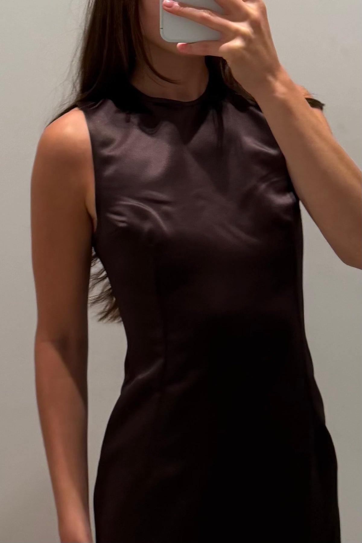 MINI NORI SATIN DRESS