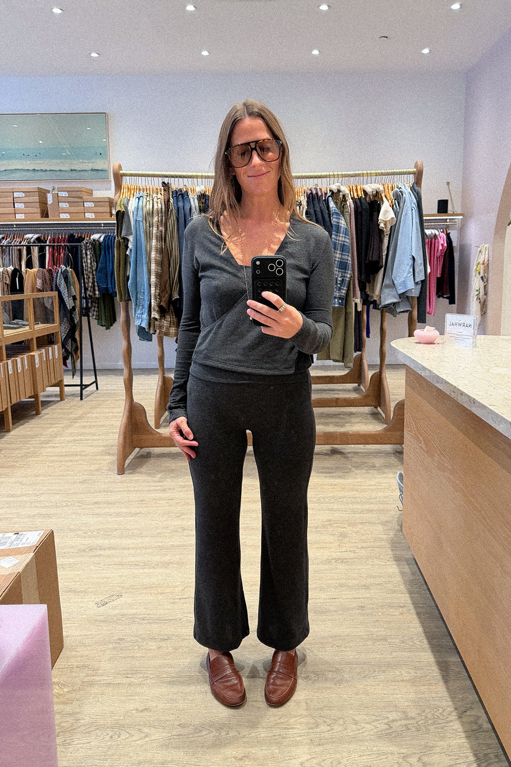 LAUREN CROP FLARE PANT