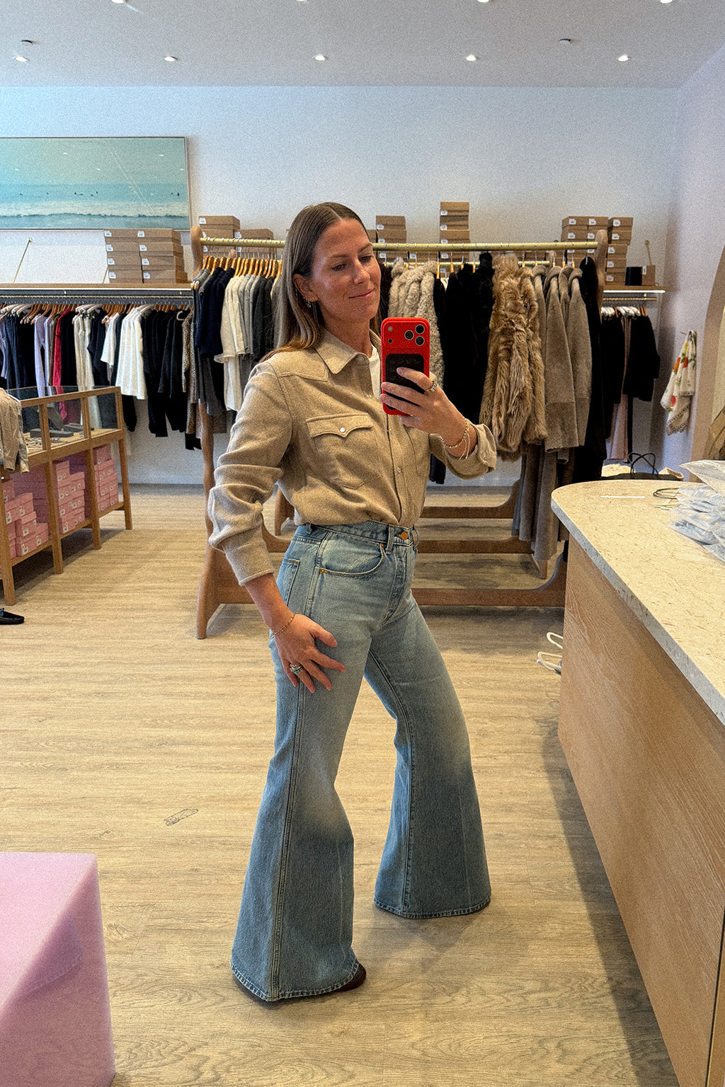 LUMBER CASHMERE SHIRT