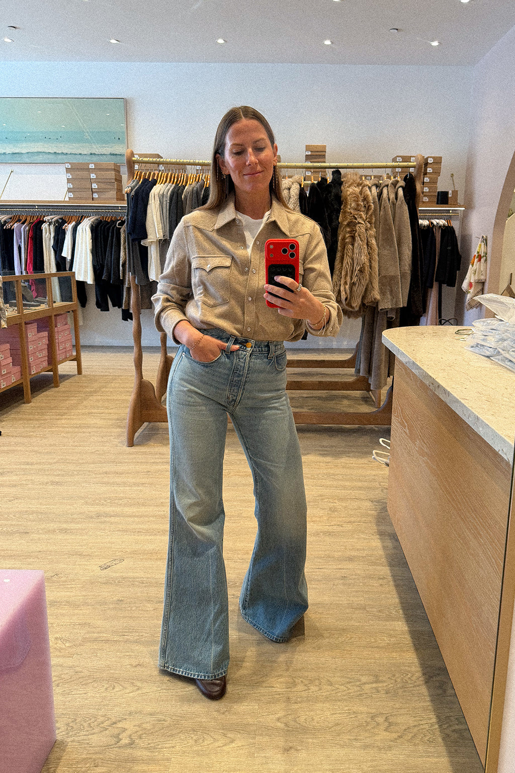 LUMBER CASHMERE SHIRT