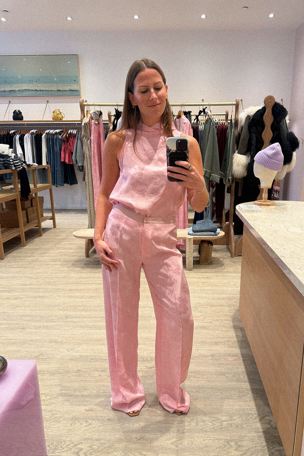JACQUARD BOUQUET TROUSER