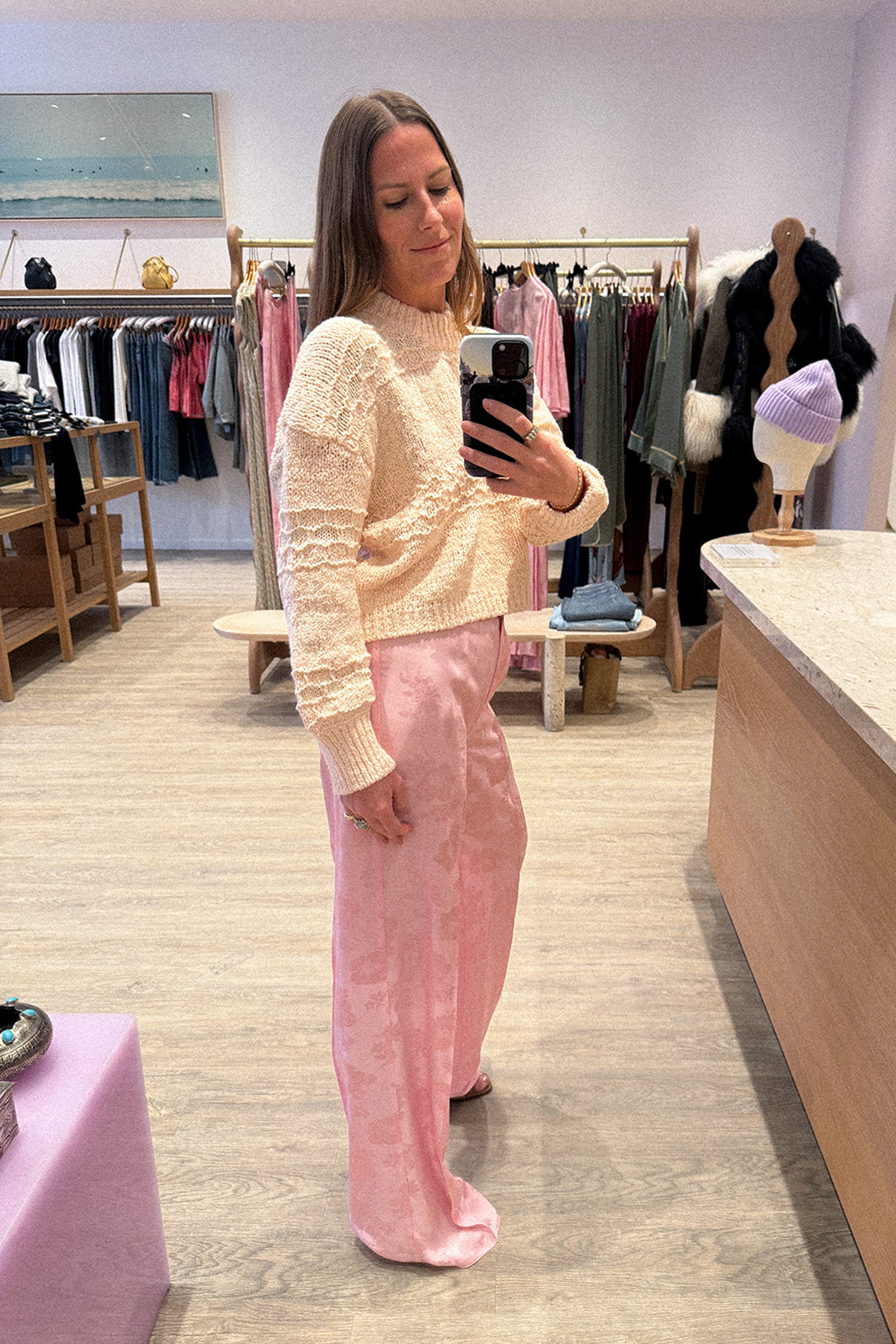 PANTALON BOUQUET JACQUARD
