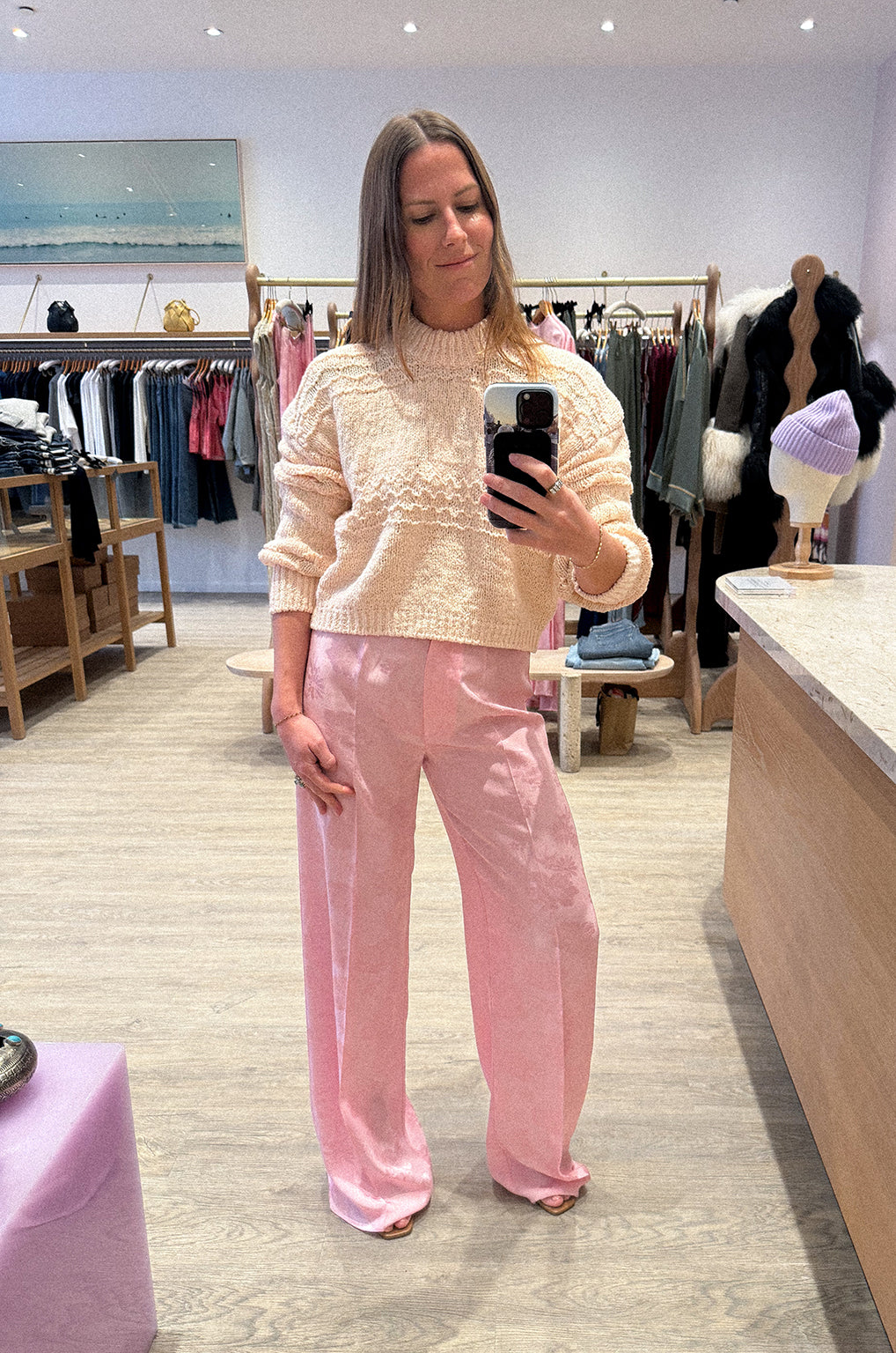 PANTALON BOUQUET JACQUARD