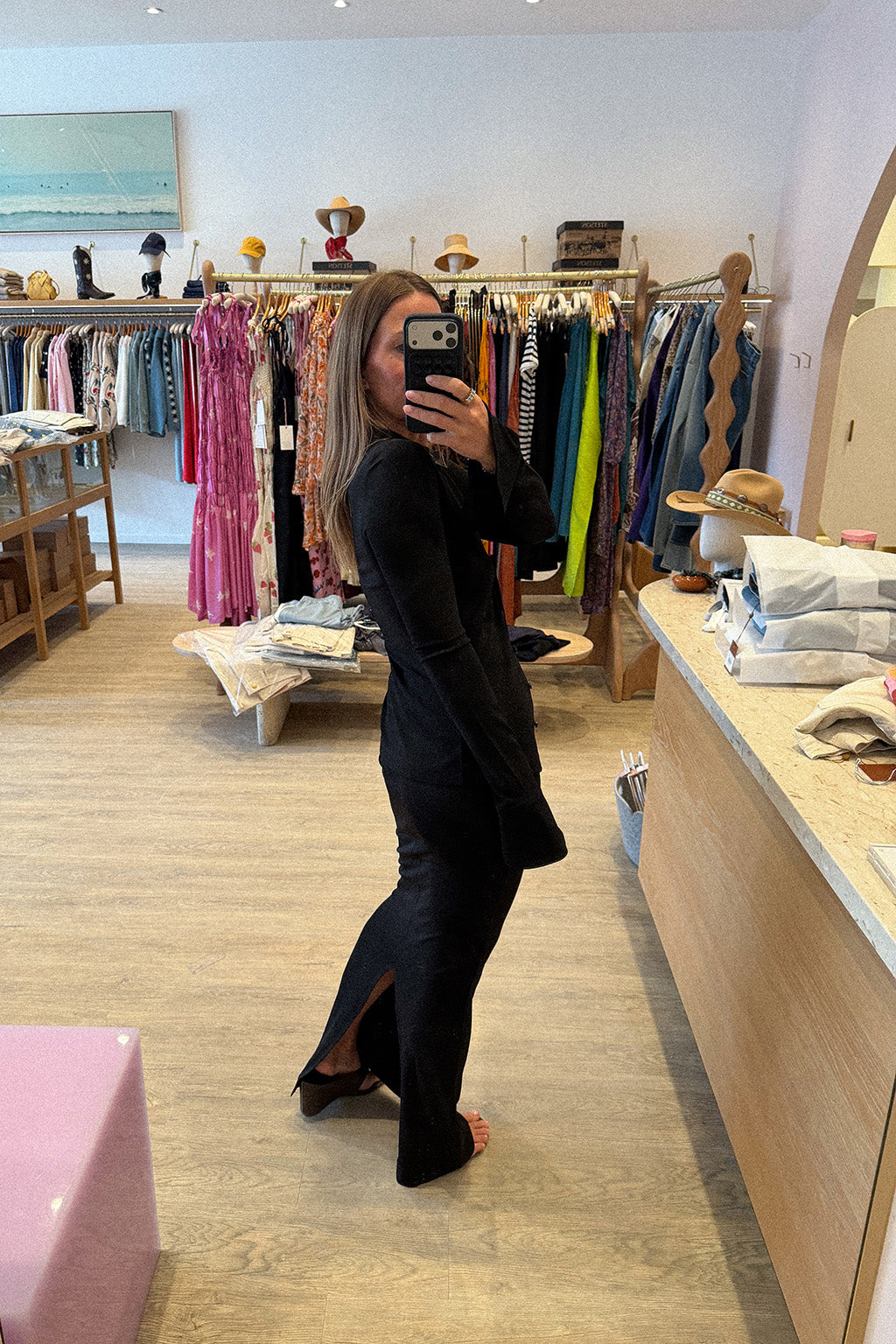 EMMA MATTE JERSEY SKIRT