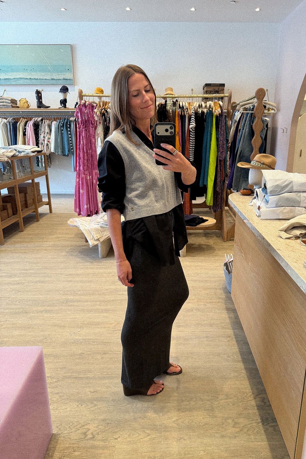 EMMA MATTE JERSEY SKIRT